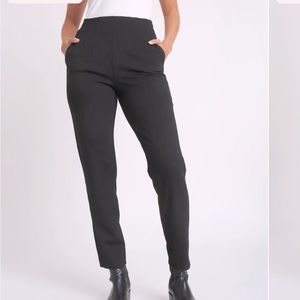 Kit and Ace SERENITY DOUBLE KNIT PANTS in heather charcoal